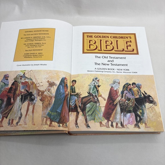 The Children's Bible by Golden Press 1993 Hardcover Illustrated 90s Vintage - Picture 8 of 15
